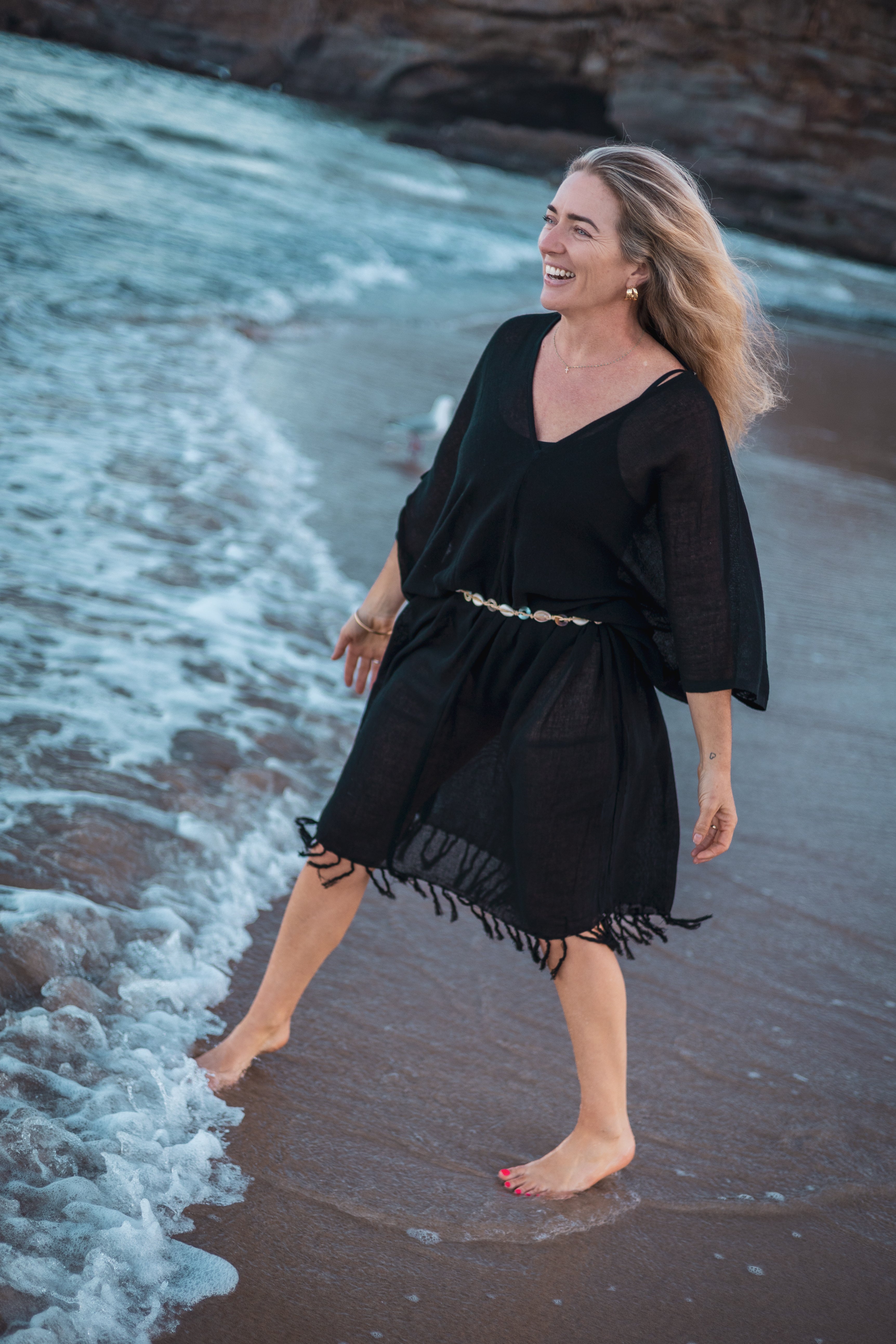 Mel Ramie Kaftan - Seamist