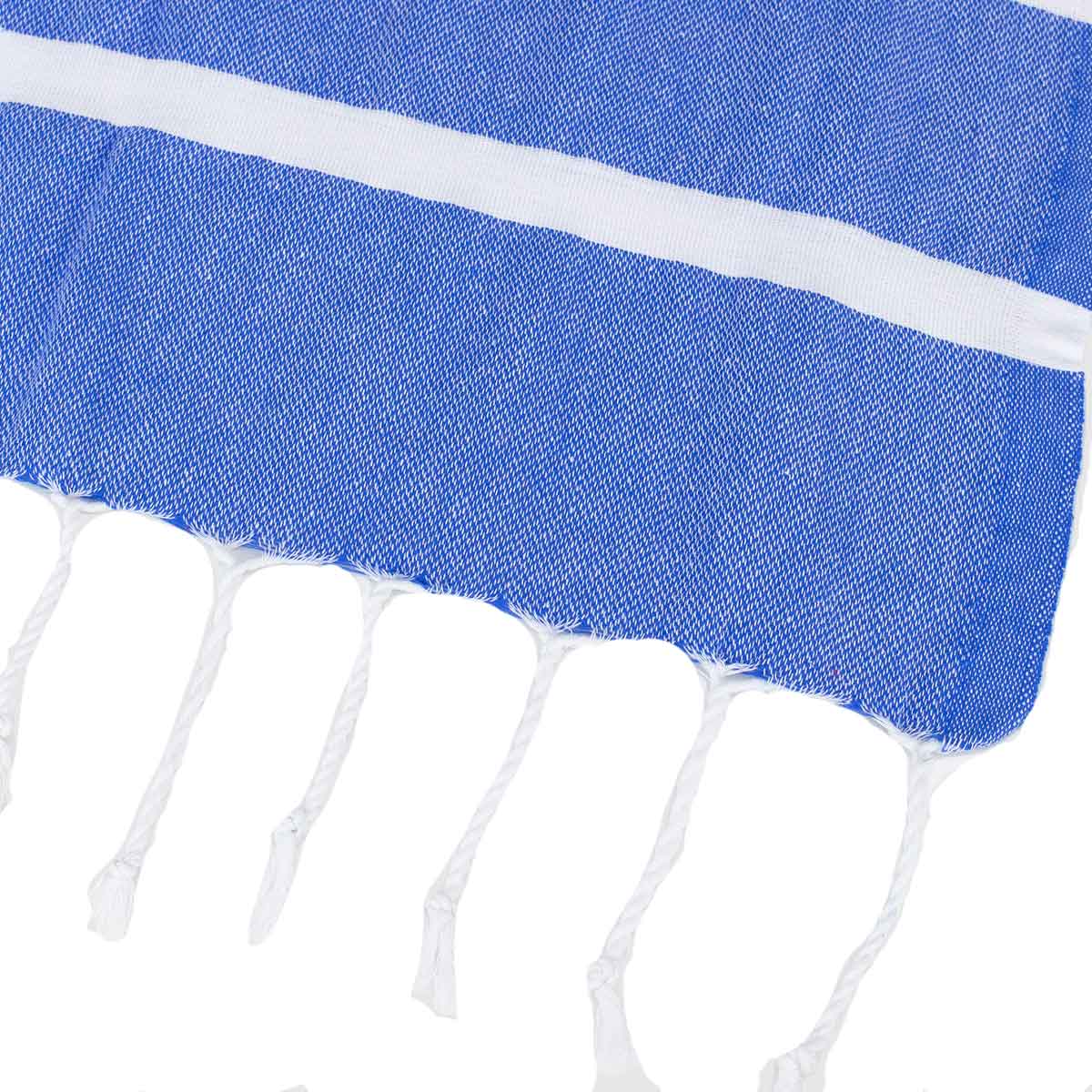 Blue And White Thin Turkish Towel
