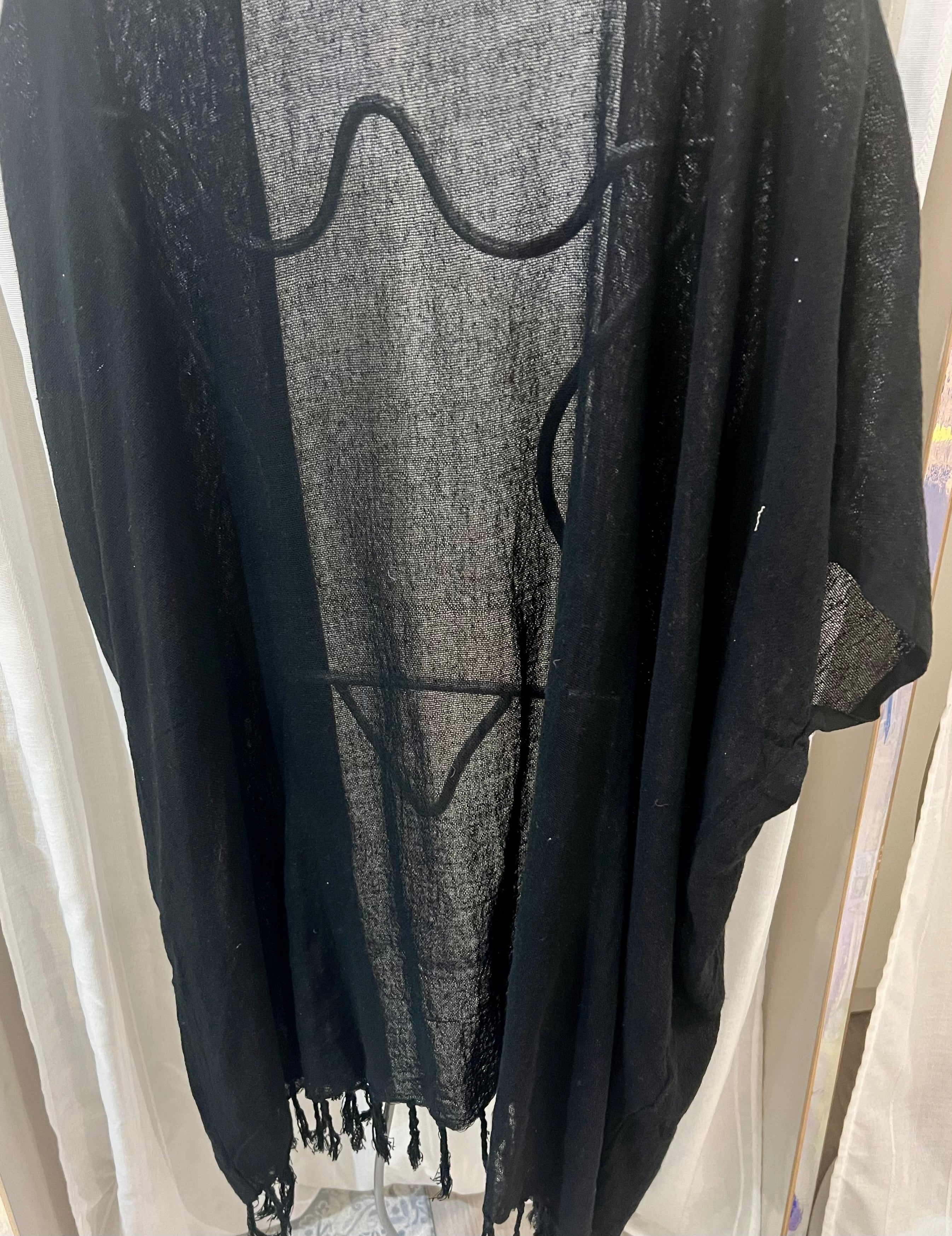 Kayla ramie short  kimono - Sand