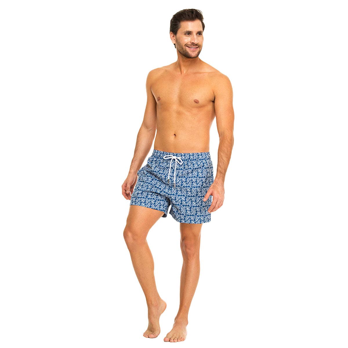 Dark Essential Fishes Men's Swim Shorts: S