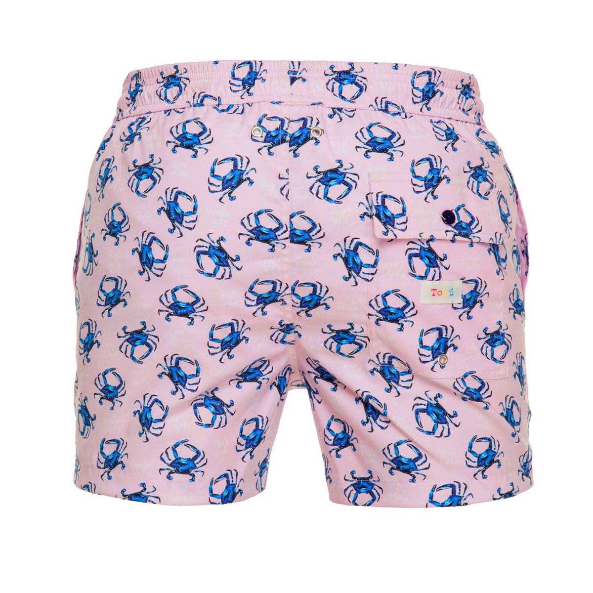Pink Crabs Men's Swim Shorts: M