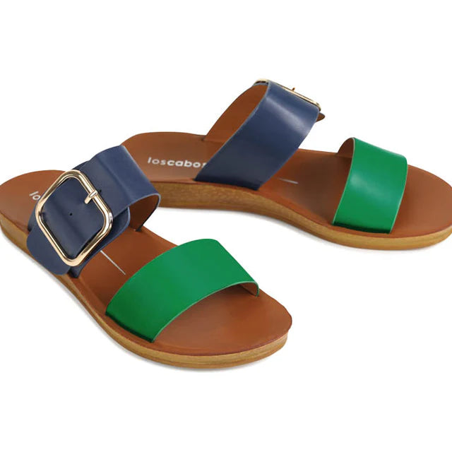 Doti slides - Emerald/Navy