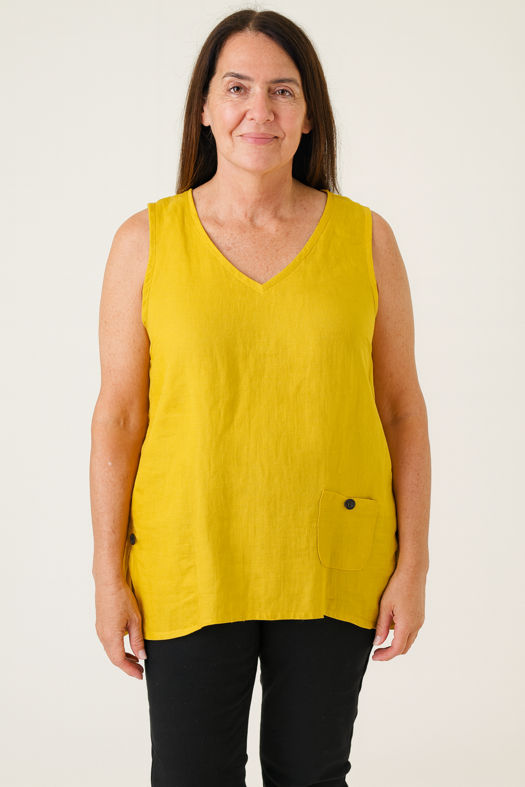 Chitra sunshine linen top