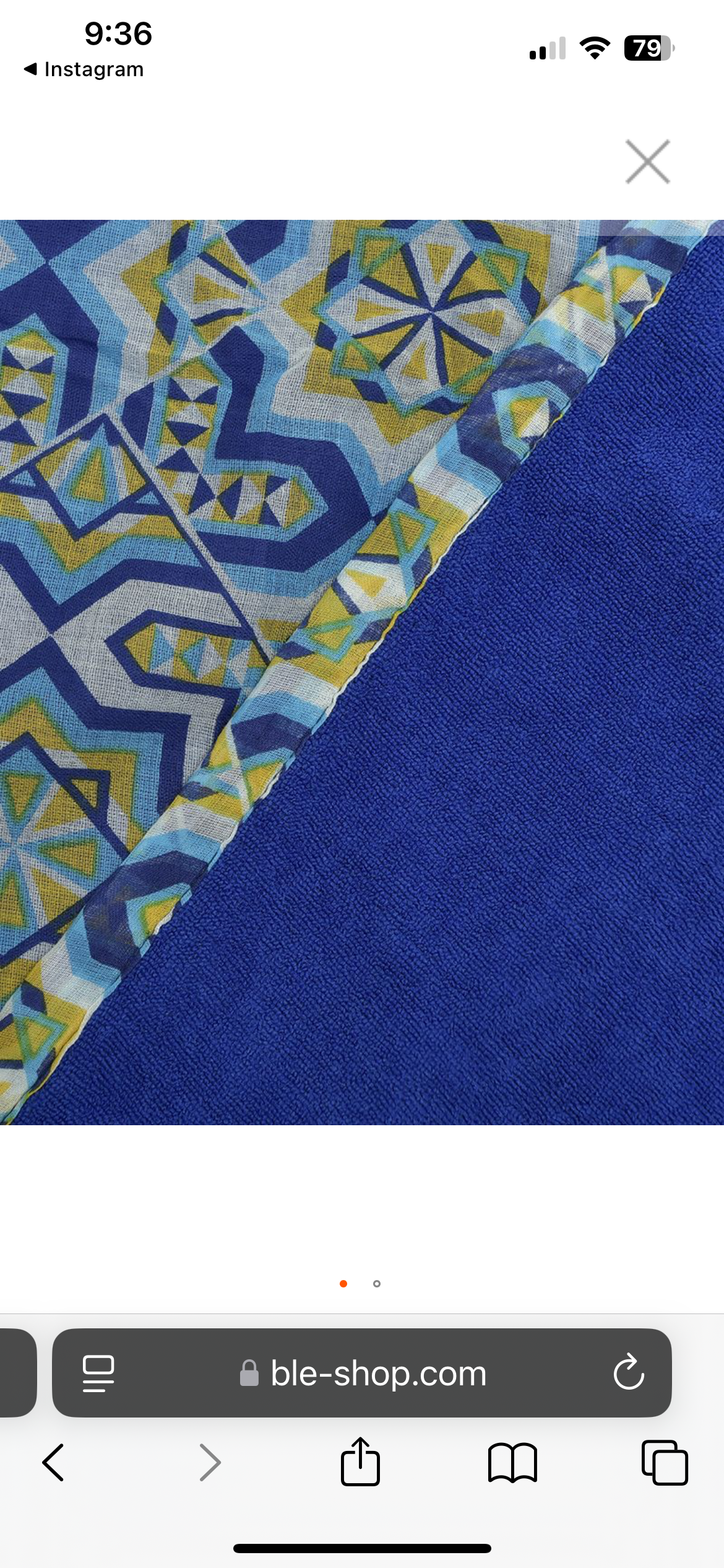 Ble Terry Towelling beach towel sarong  -