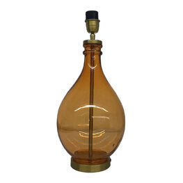 Ariana Glass Lamp - Orange
