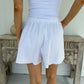 Luna Linen shorts - white