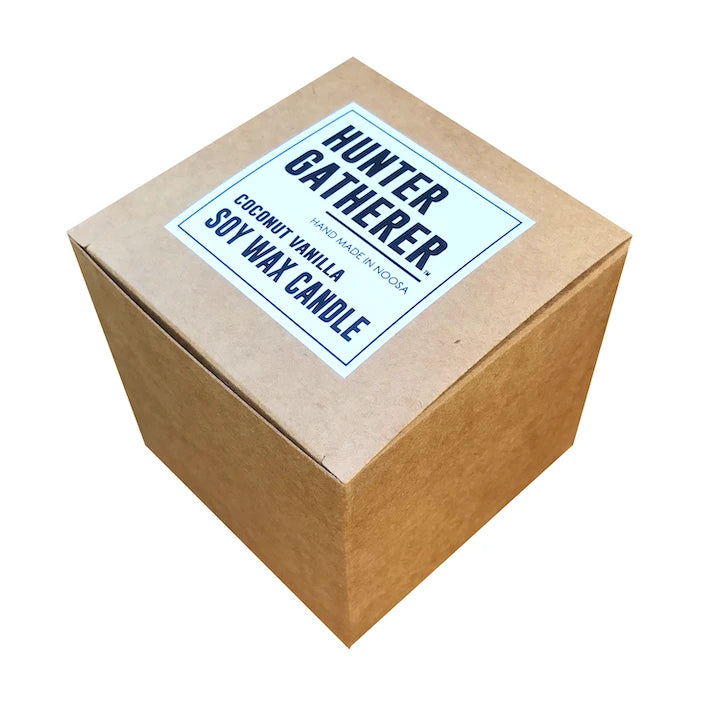 Hunter Gatherer Sea Shell Soy Wax Candle - Coconut Vanilla Box