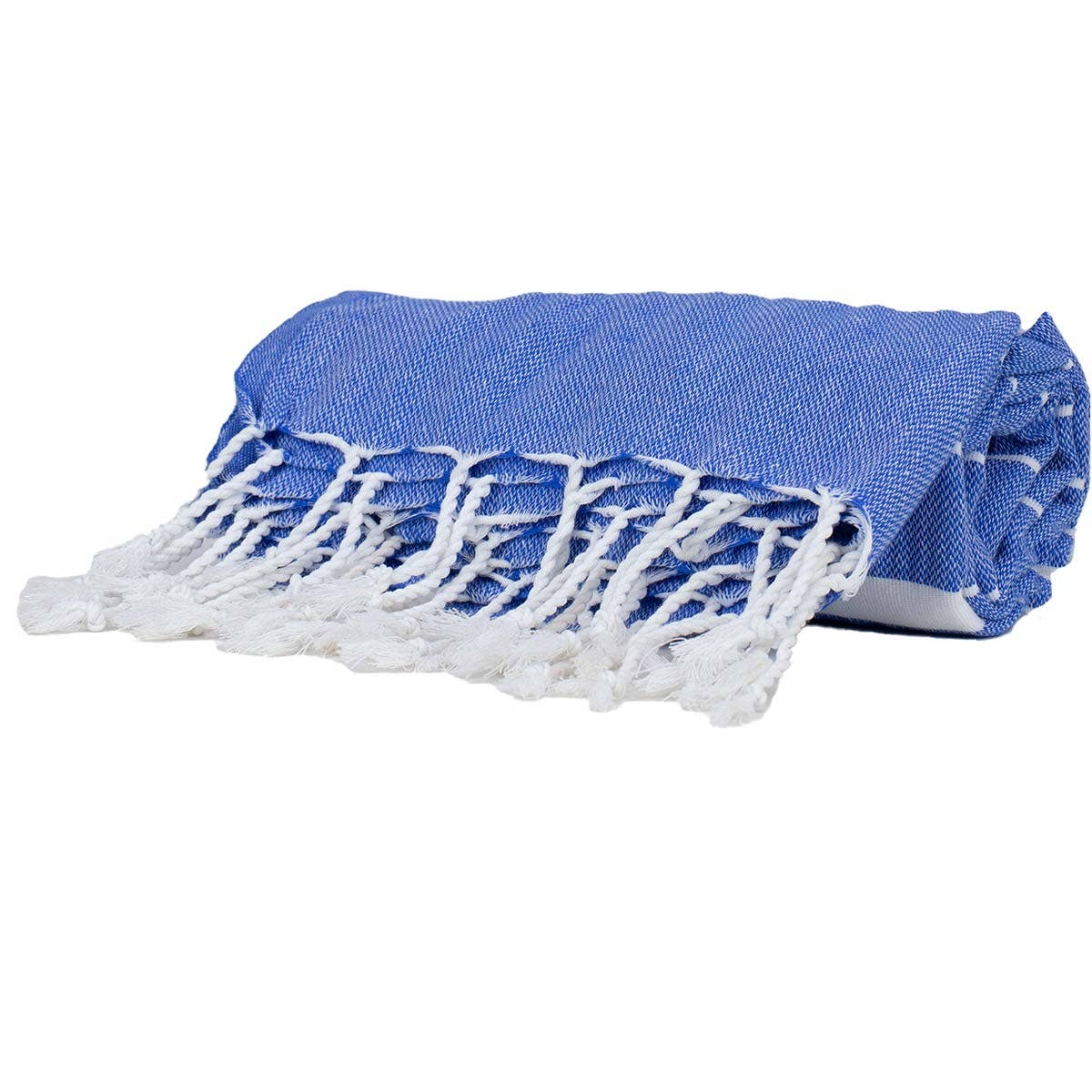 Blue And White Thin Turkish Towel