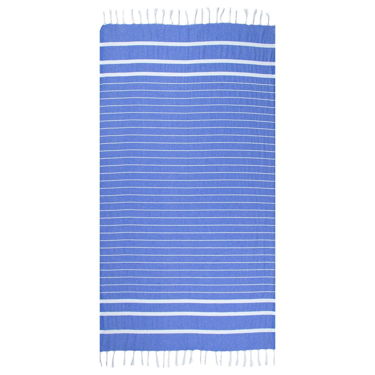 Blue And White Thin Turkish Towel