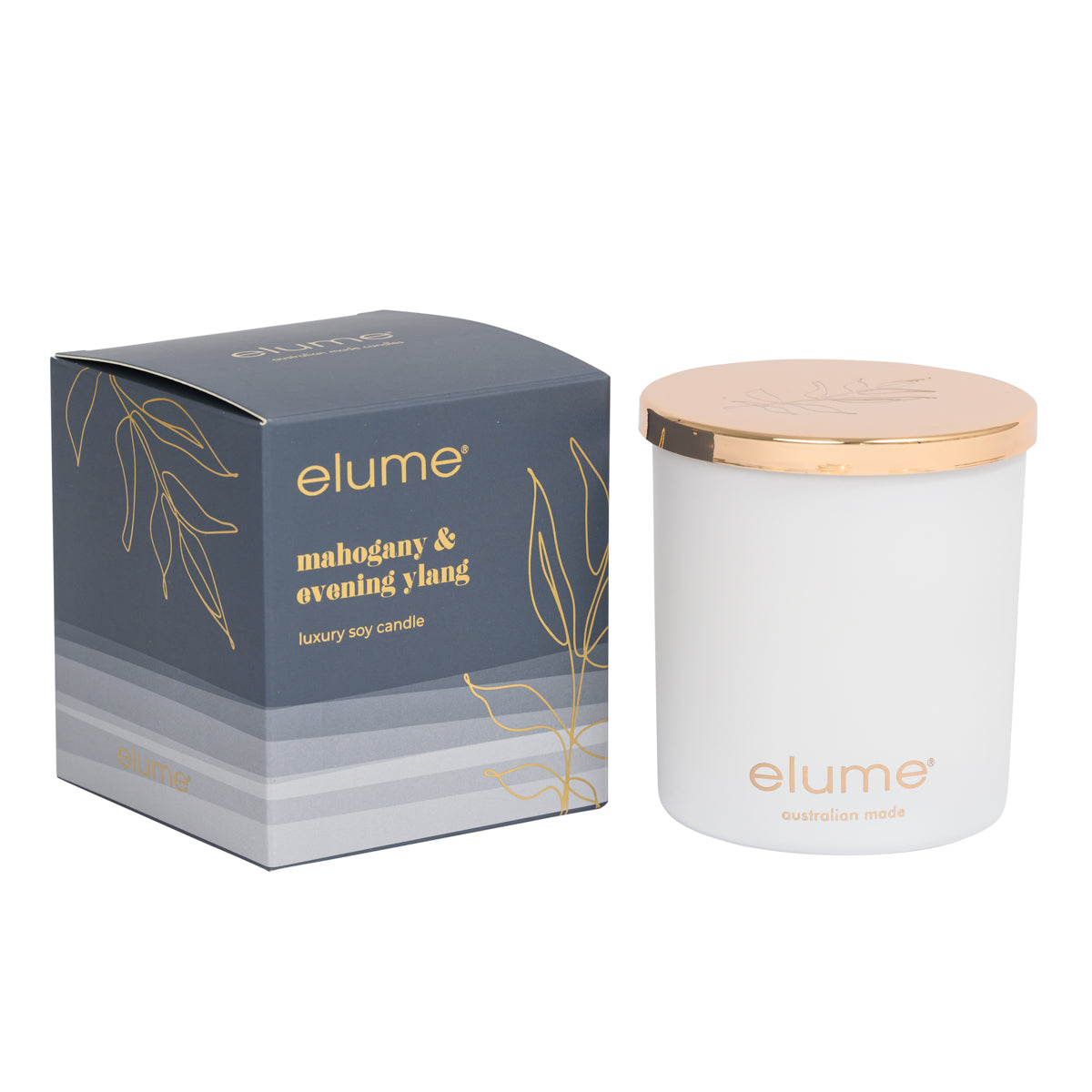 Mahogany & Evening Ylang Soy Candle