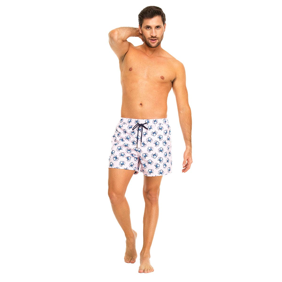 Pink Crabs Men's Swim Shorts: M