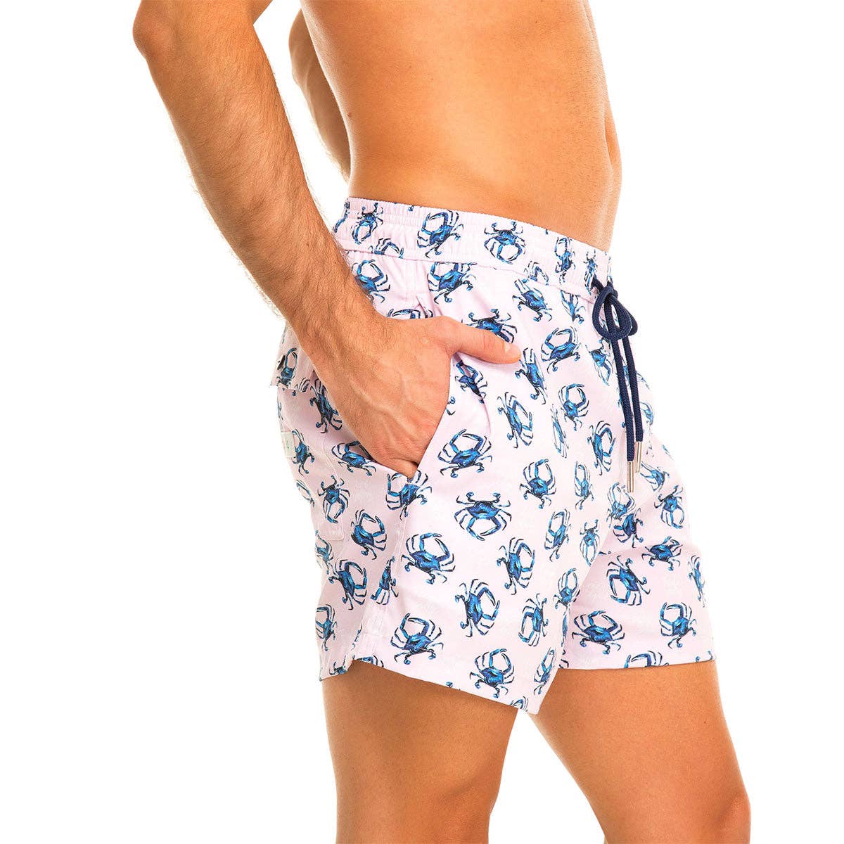 Pink Crabs Men's Swim Shorts: M