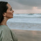 woman at the beach wearing Amera Eid Kaftan - Nazli Design