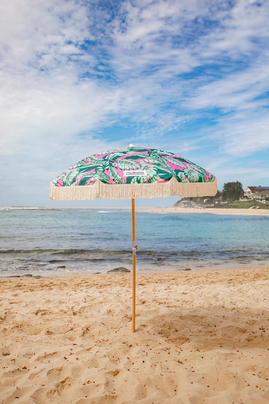 Bright Print with Tassels Umbrella by the Sunday Collectivist - Lush