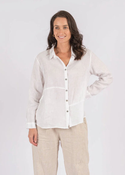 Mila linen shirt - Beige