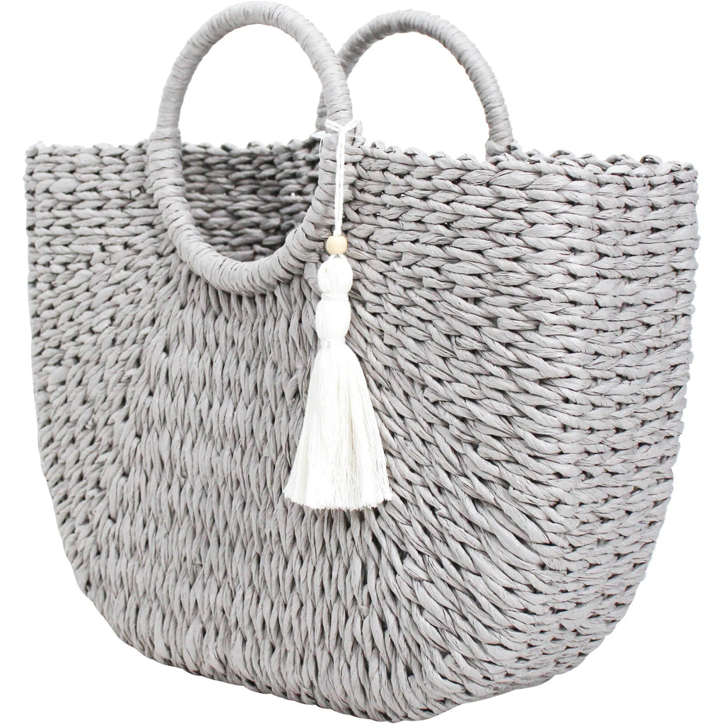 Pewter Shopper basket