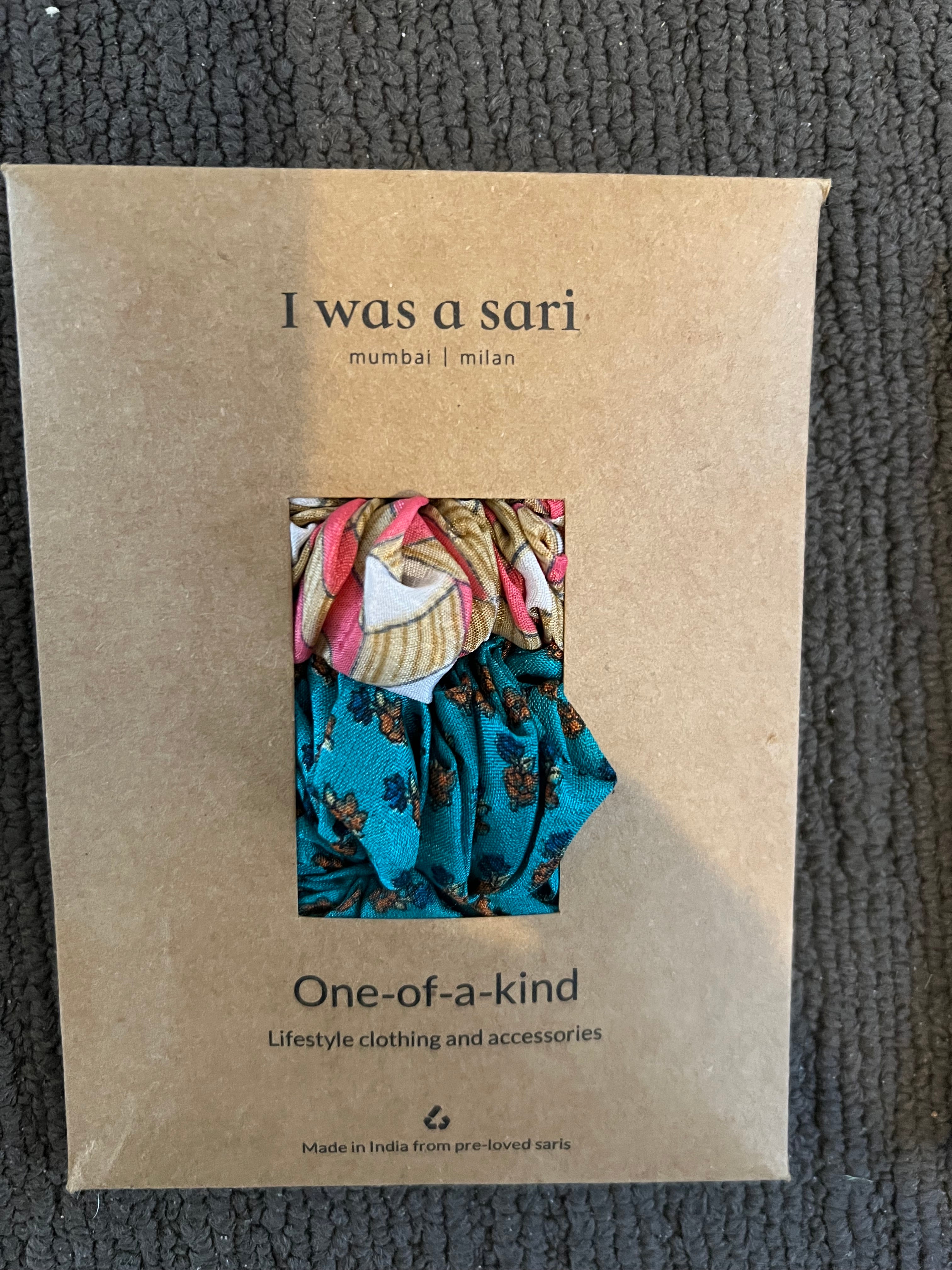 I was a Sari - Scrunchy set of 2