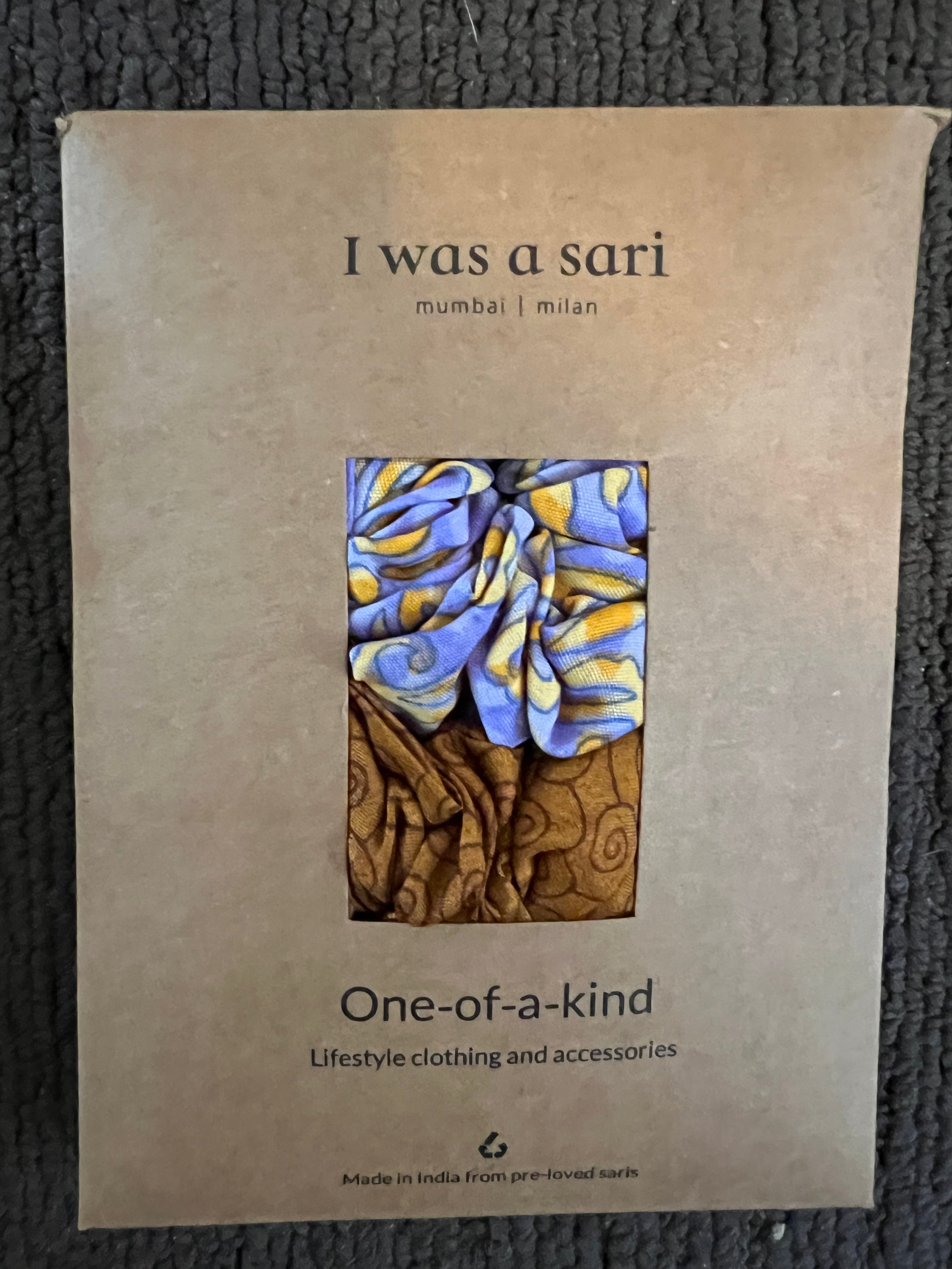 I was a Sari - Scrunchy set of 2