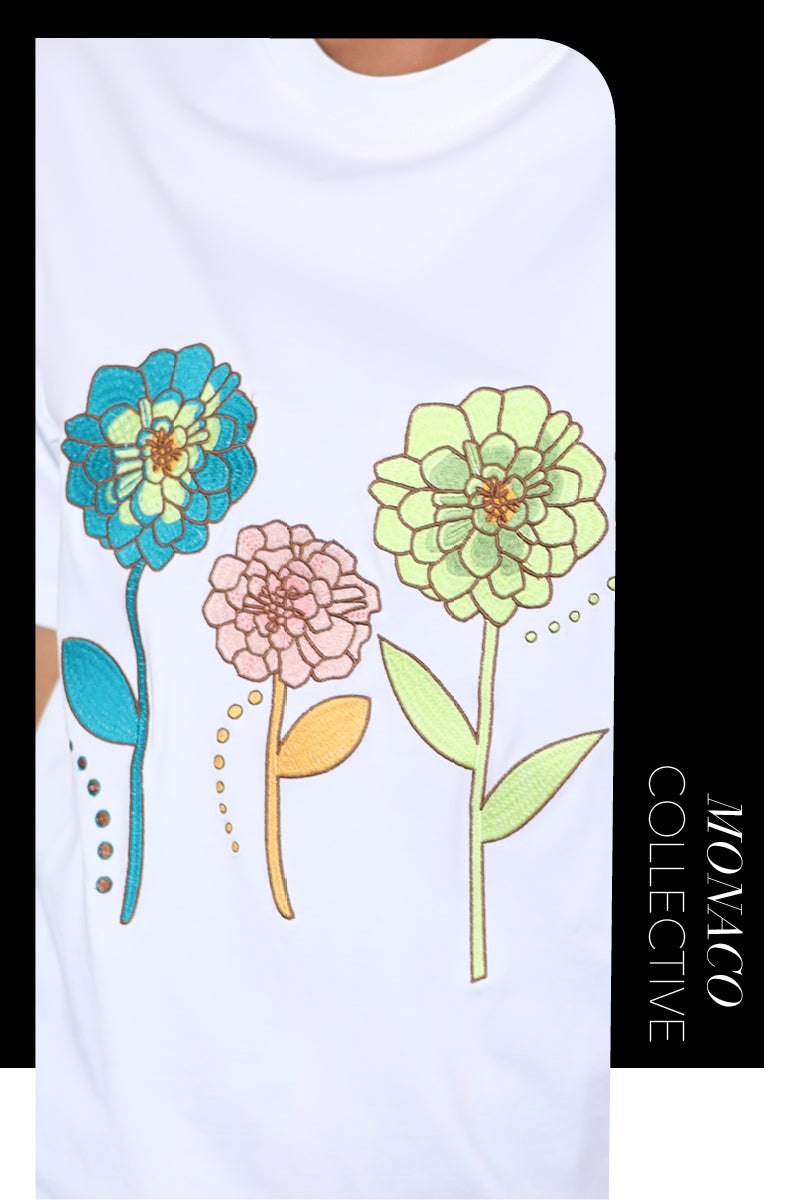 Poppy Tshirt - White