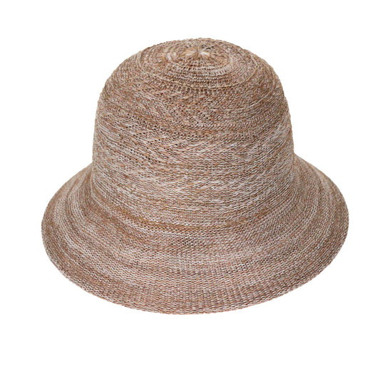 Whitney Bucket hat- mixed camel