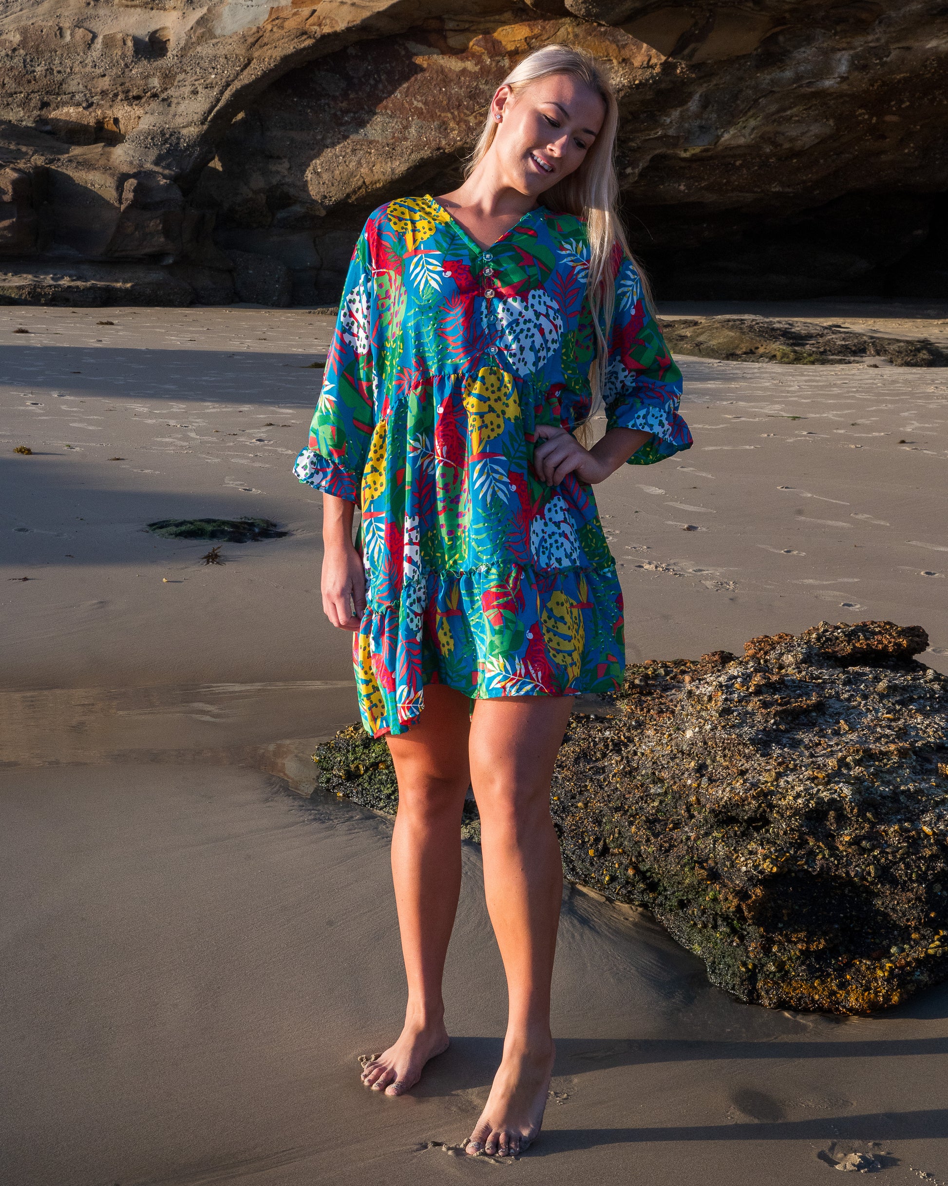 Hannah silk blend dress