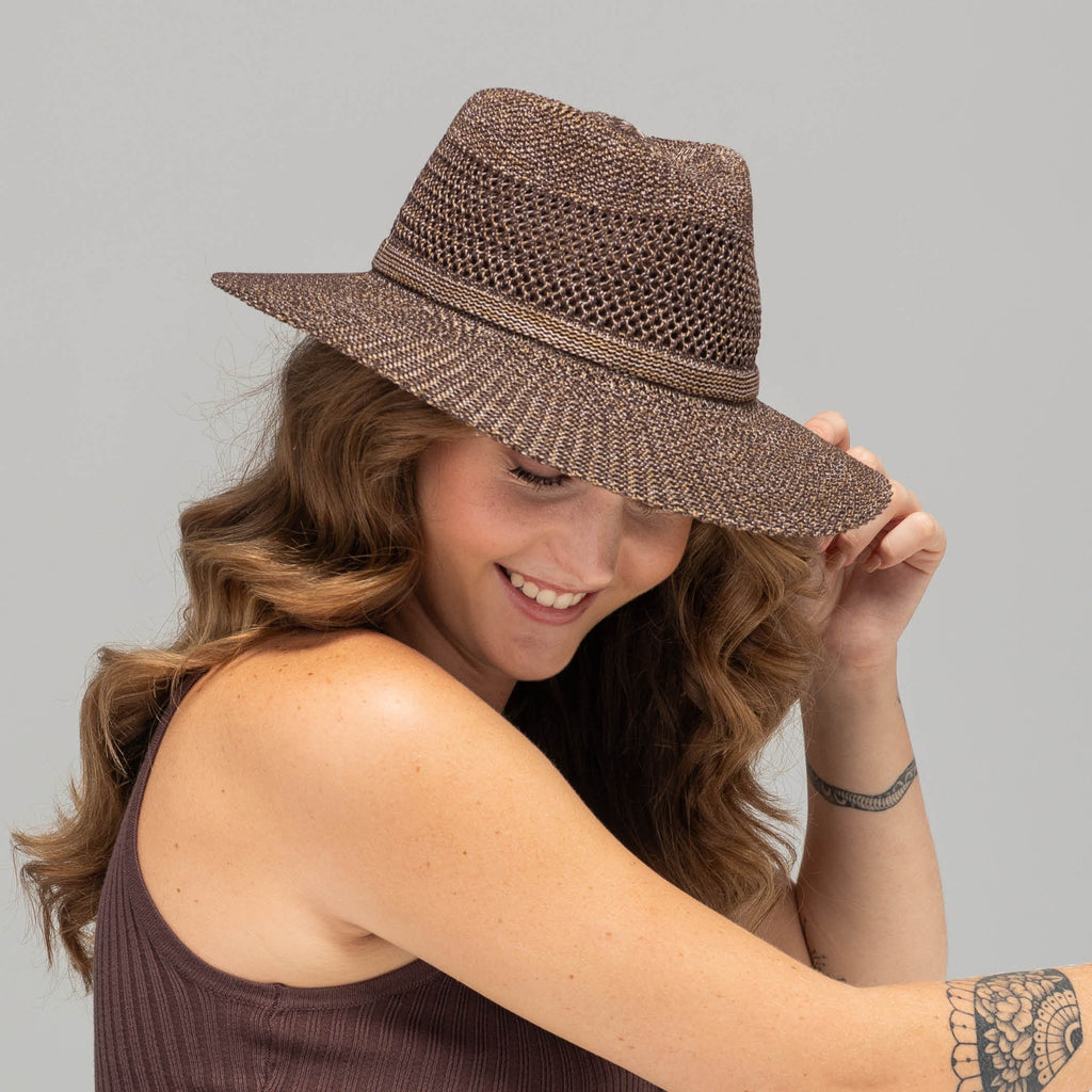Ashley Fedora hat - Suede