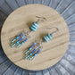 Amazonite Shahzadeh Chandelier Earrings - Blue Mint