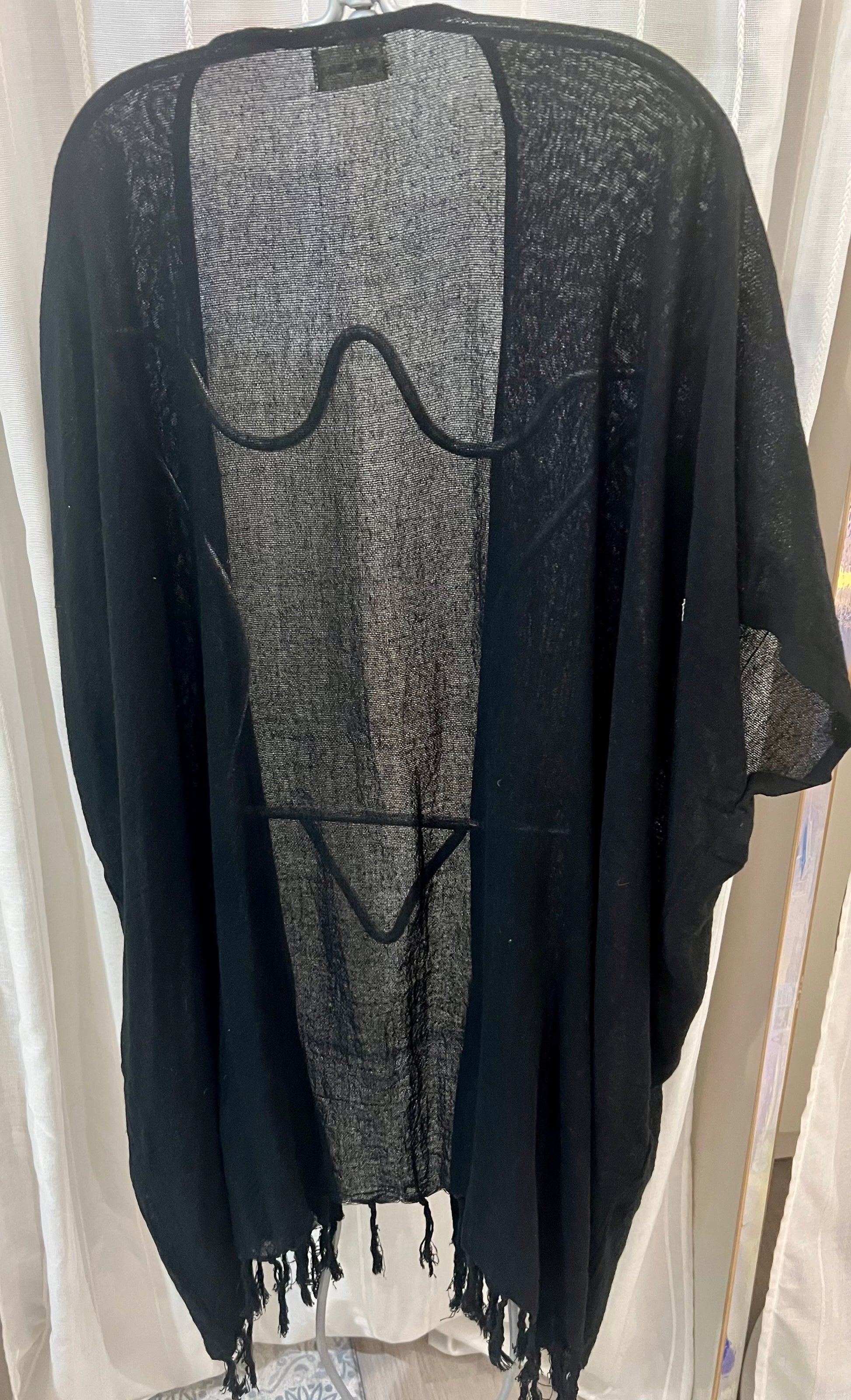 Kayla ramie short  kimono - Sand