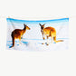 Aussie mates Destinations  beach towel