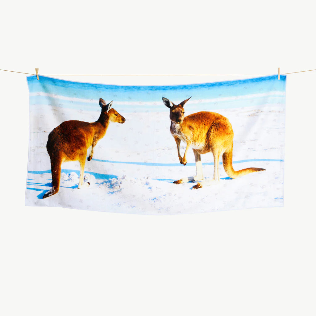 Destinations  beach towel Aussie mates
