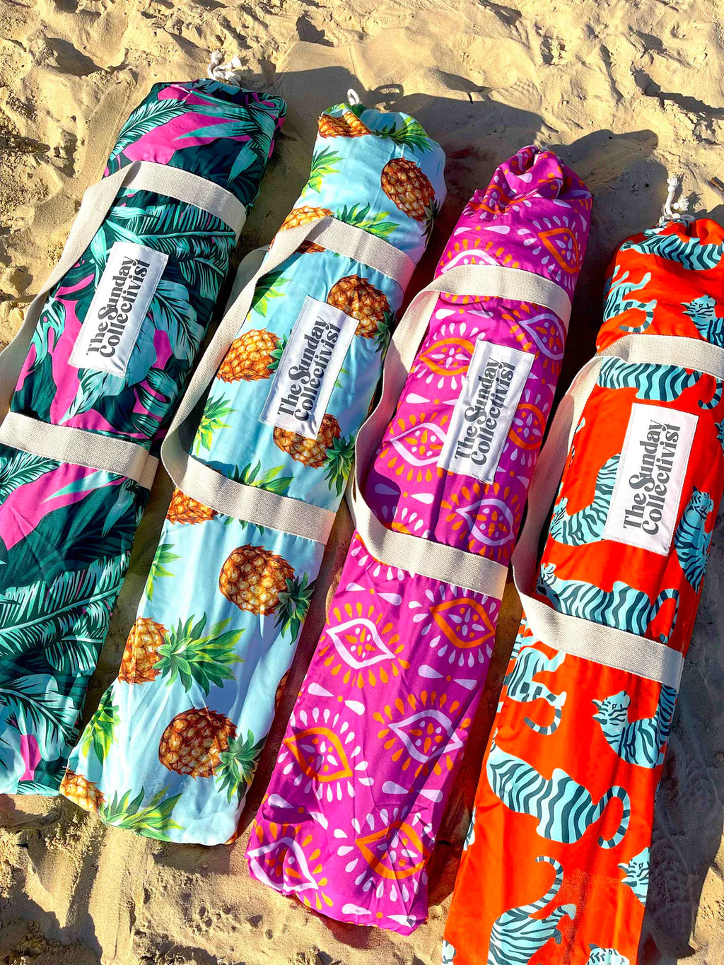Bright Print with Tassels Umbrella by the Sunday Collectivist - Lush