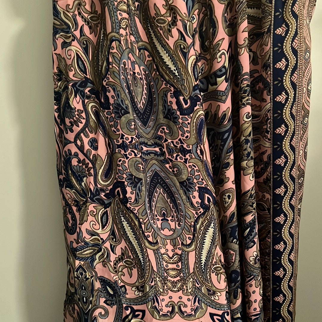 paisley print silk fabric