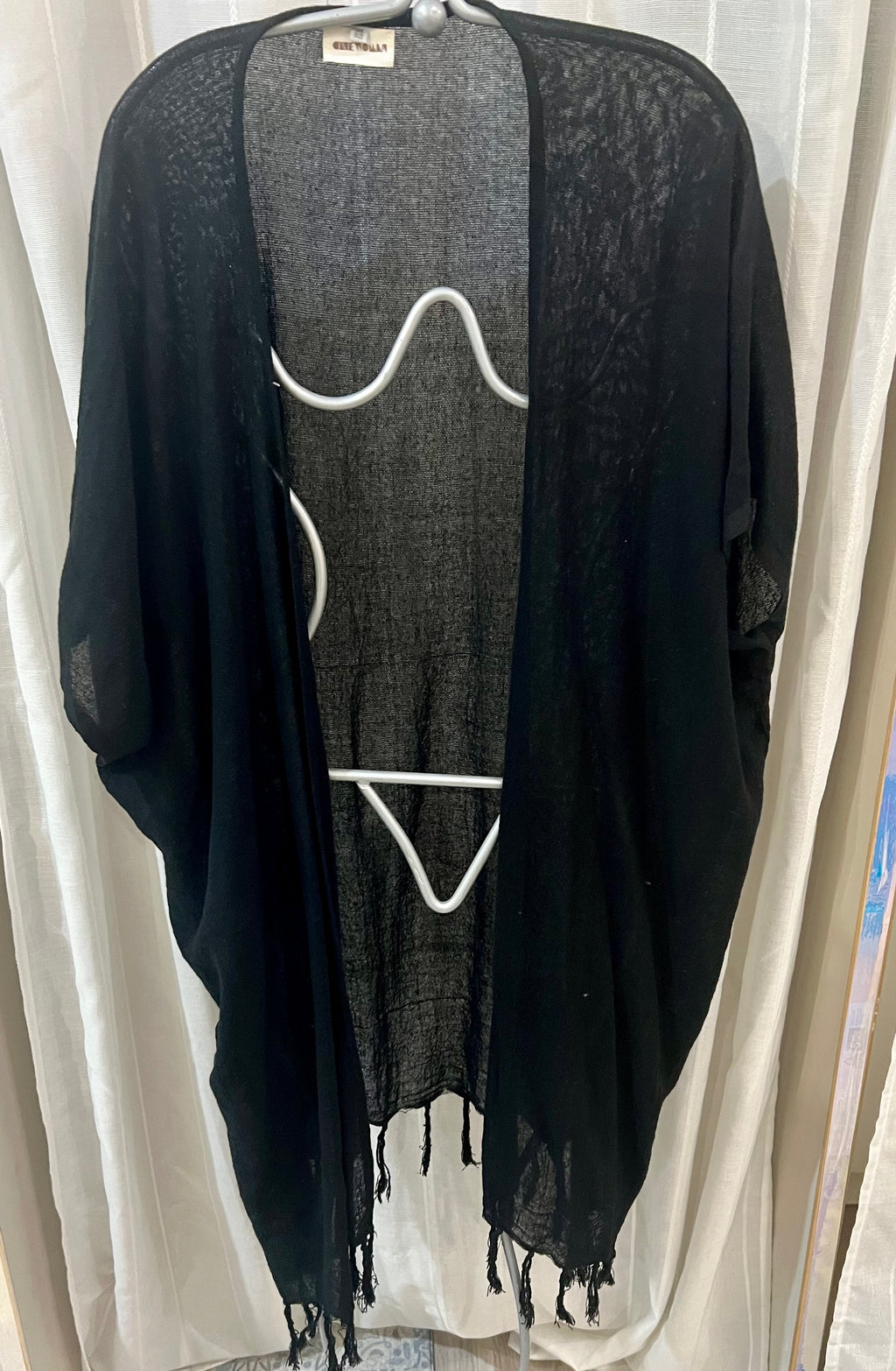 Kayla ramie short  kimono - Sand