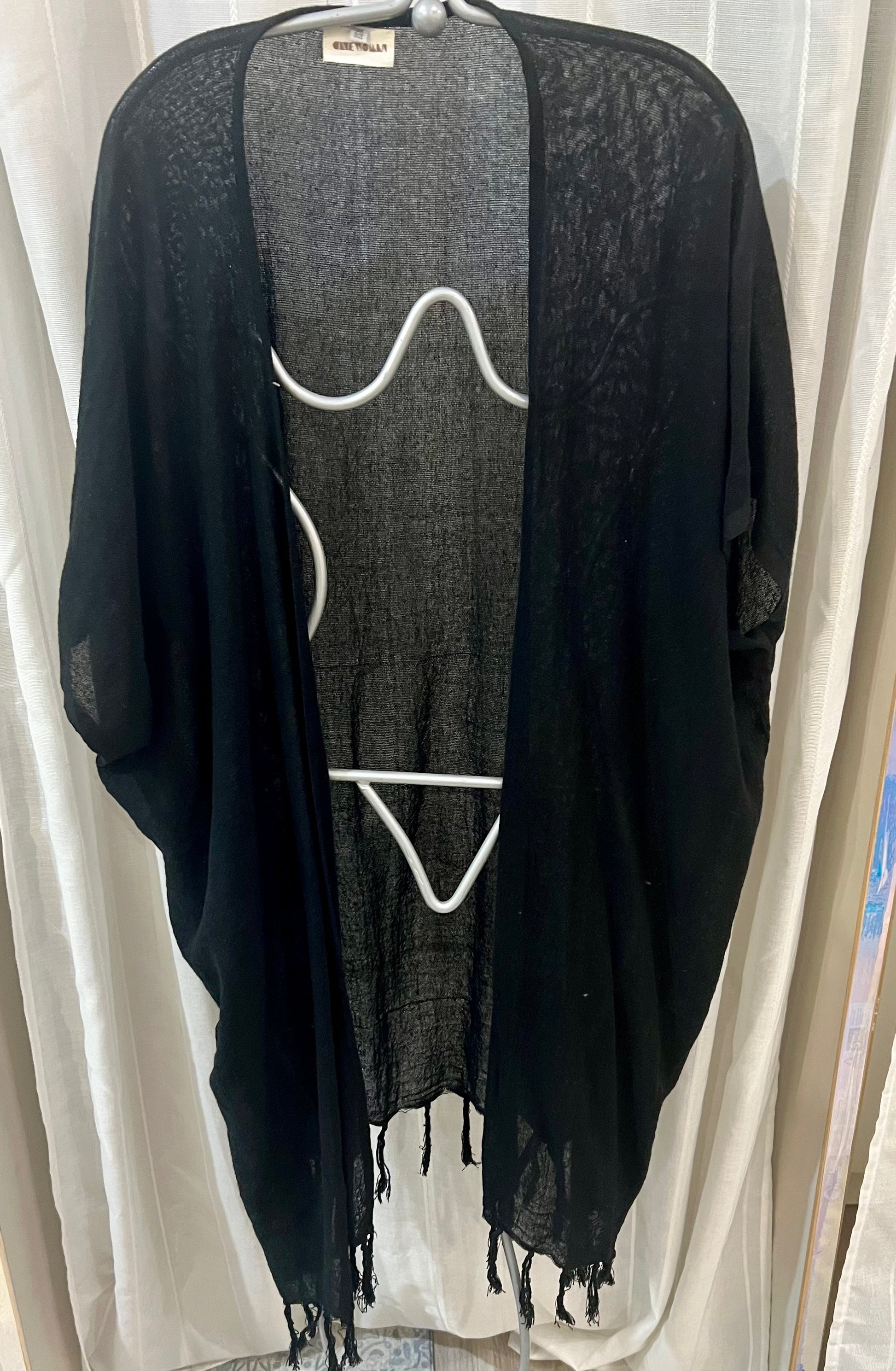 Kayla ramie short  kimono - Sand