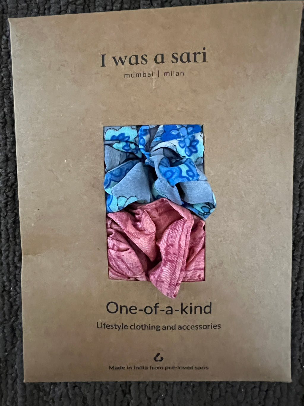 I was a Sari - Scrunchy set of 2