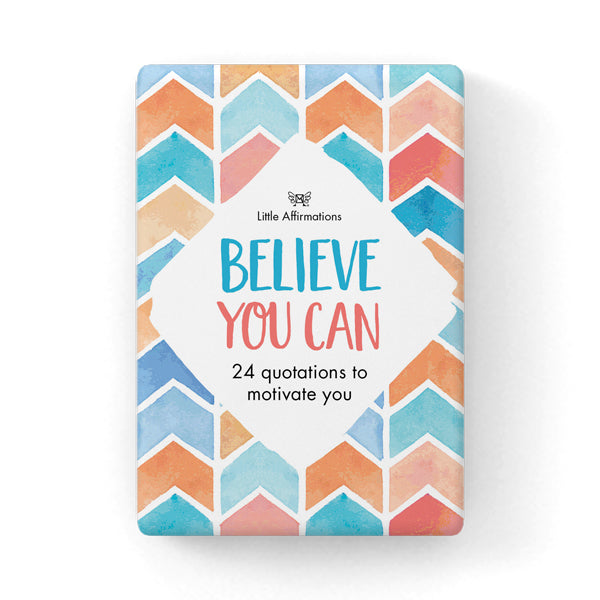 inspirational affirmation cards - believe you can