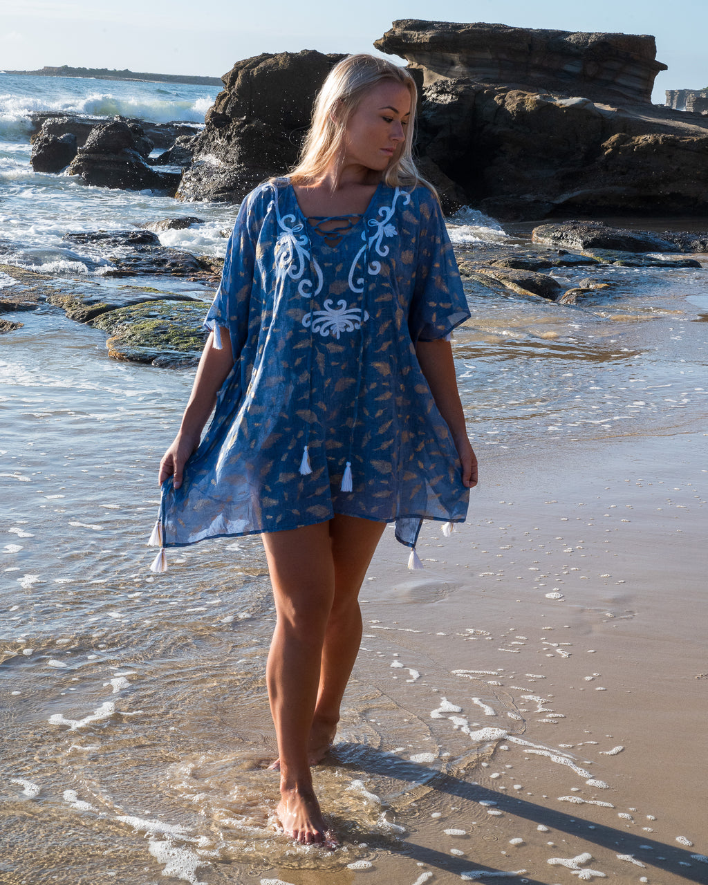 Ble Hindeya embroidered Kaftan