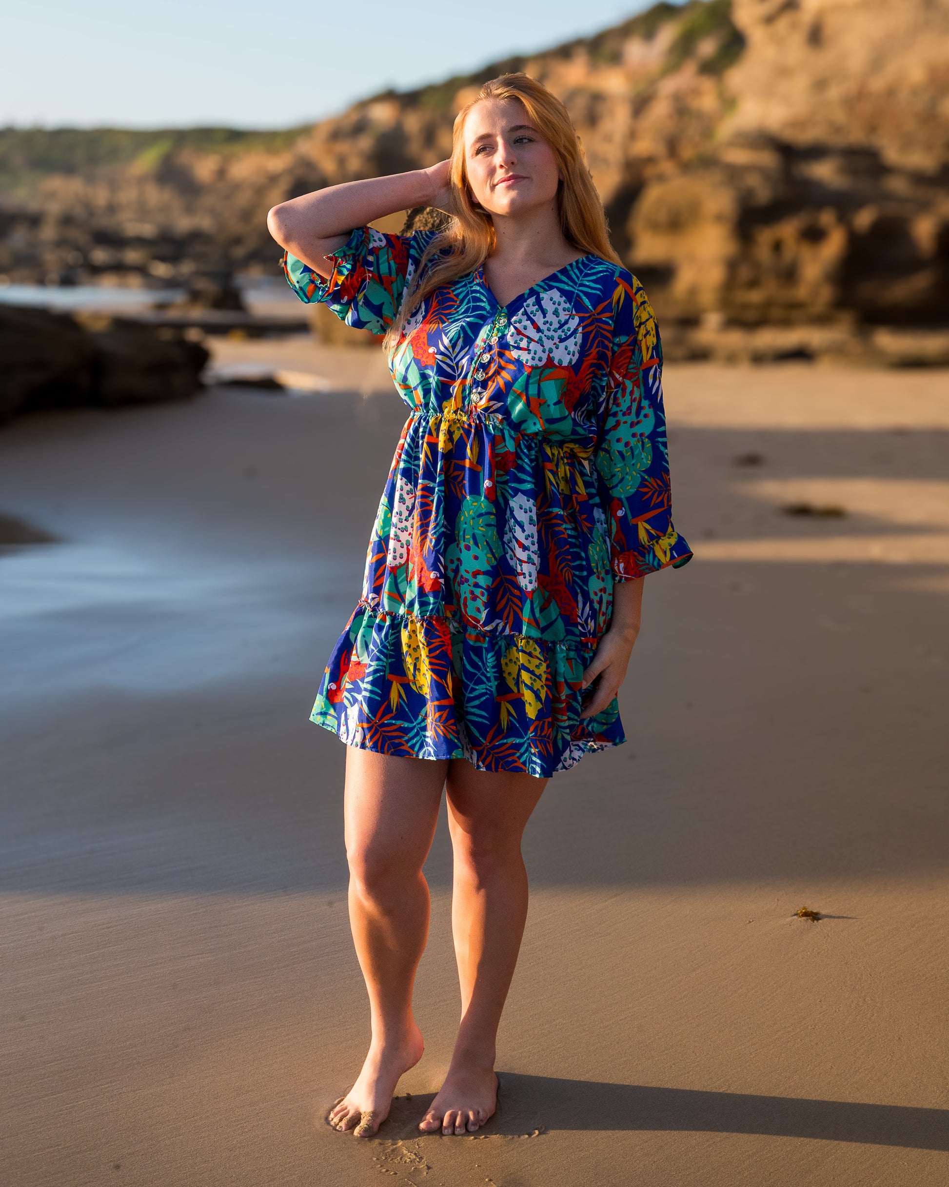 Hannah silk blend dress