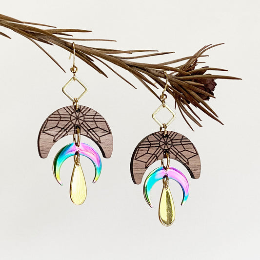 Eclipse design -  Firefly design Earrings