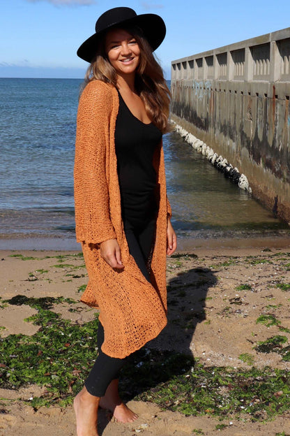 Eclipse Kimono BURNT ORANGE