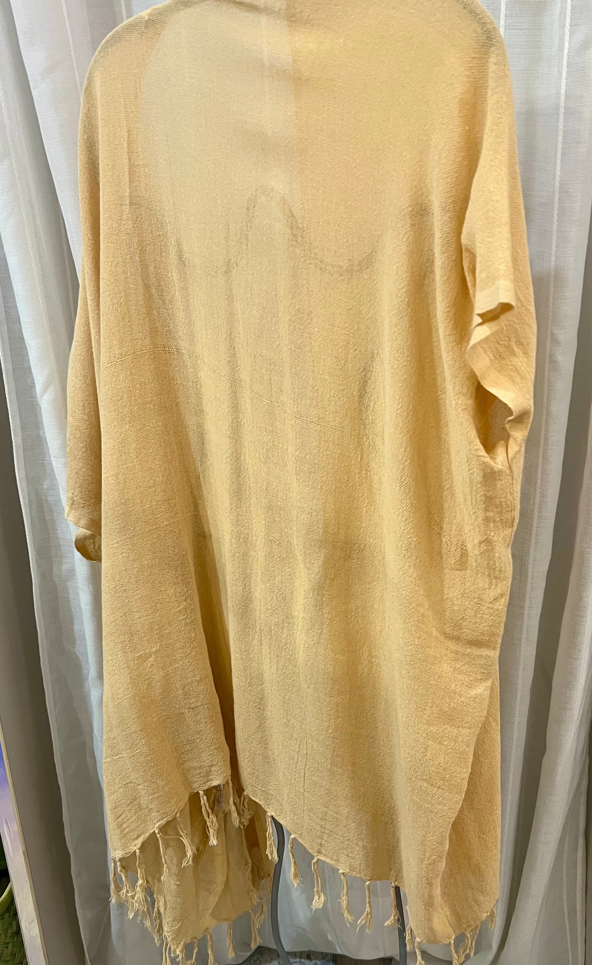 Kayla ramie short  kimono - Sand