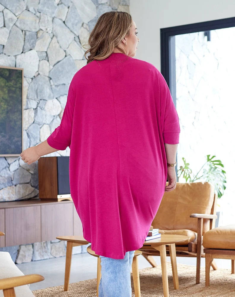 Freez circle Shrug - Hot Pink