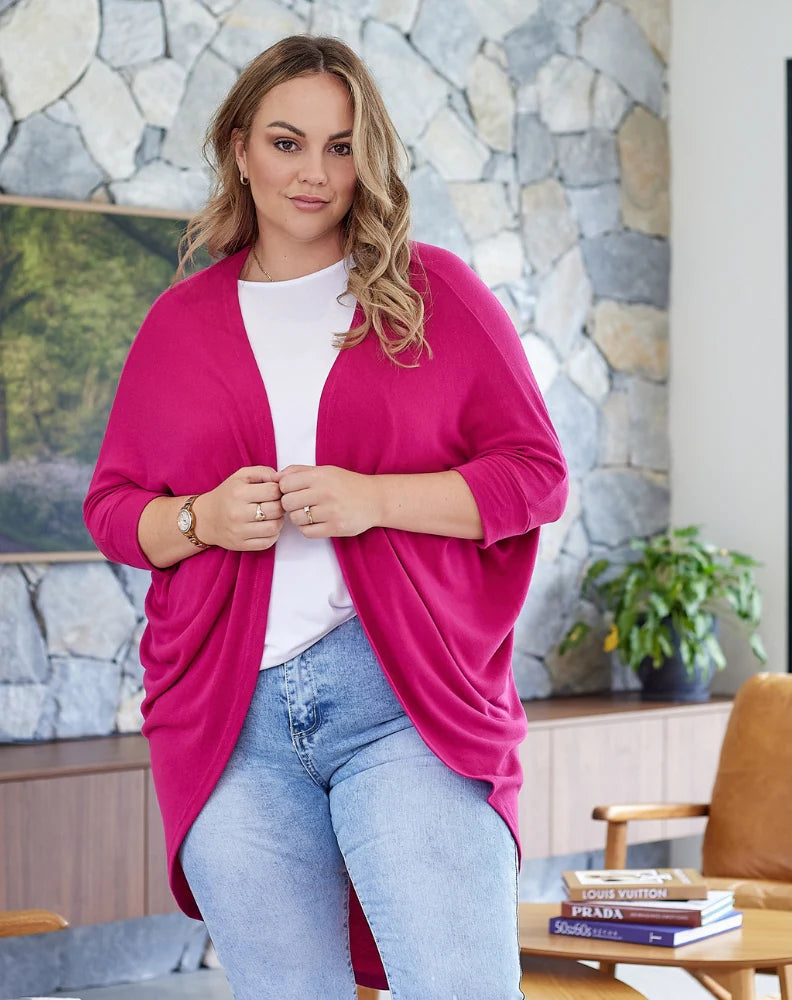 Freez circle Shrug - Hot Pink