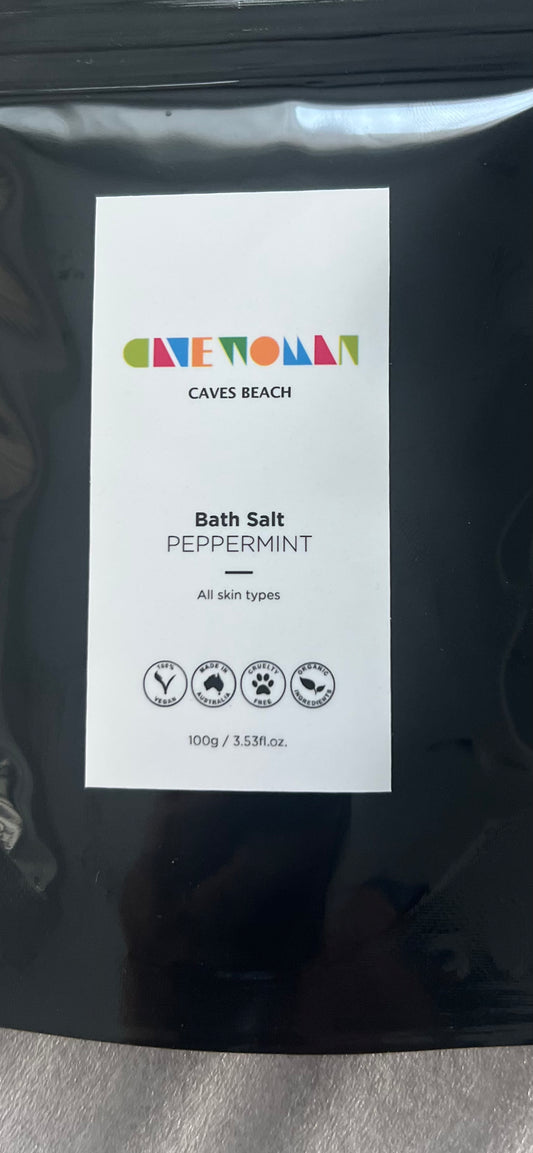 Cave Woman Luxury Bath Salt – Peppermint