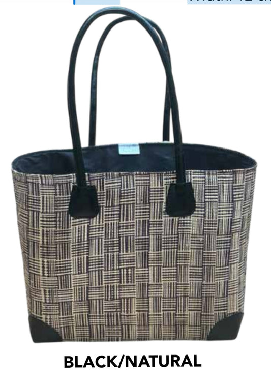 BASIC SIMILI STRIPE- black Natural