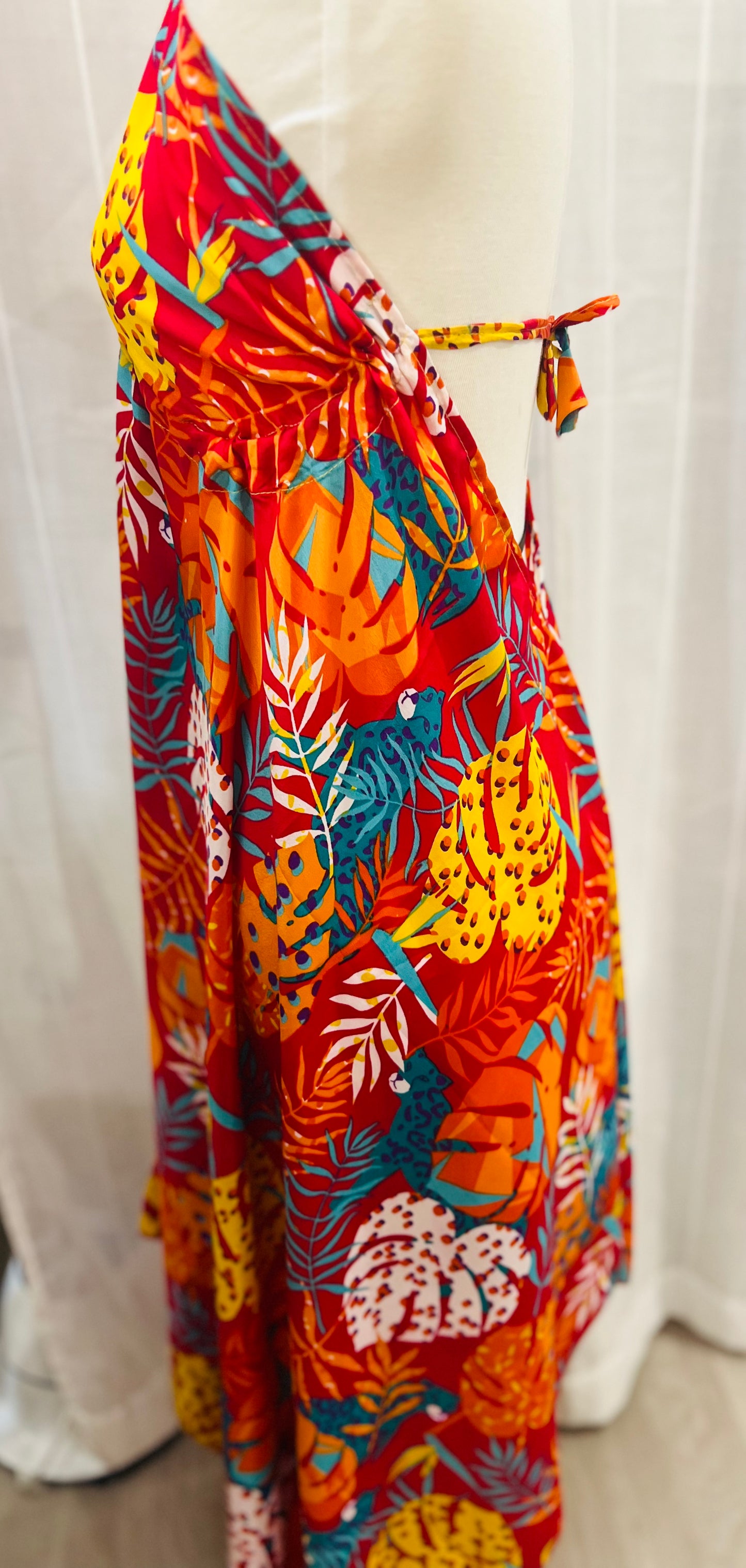 Indie Bollywood silk blend dress