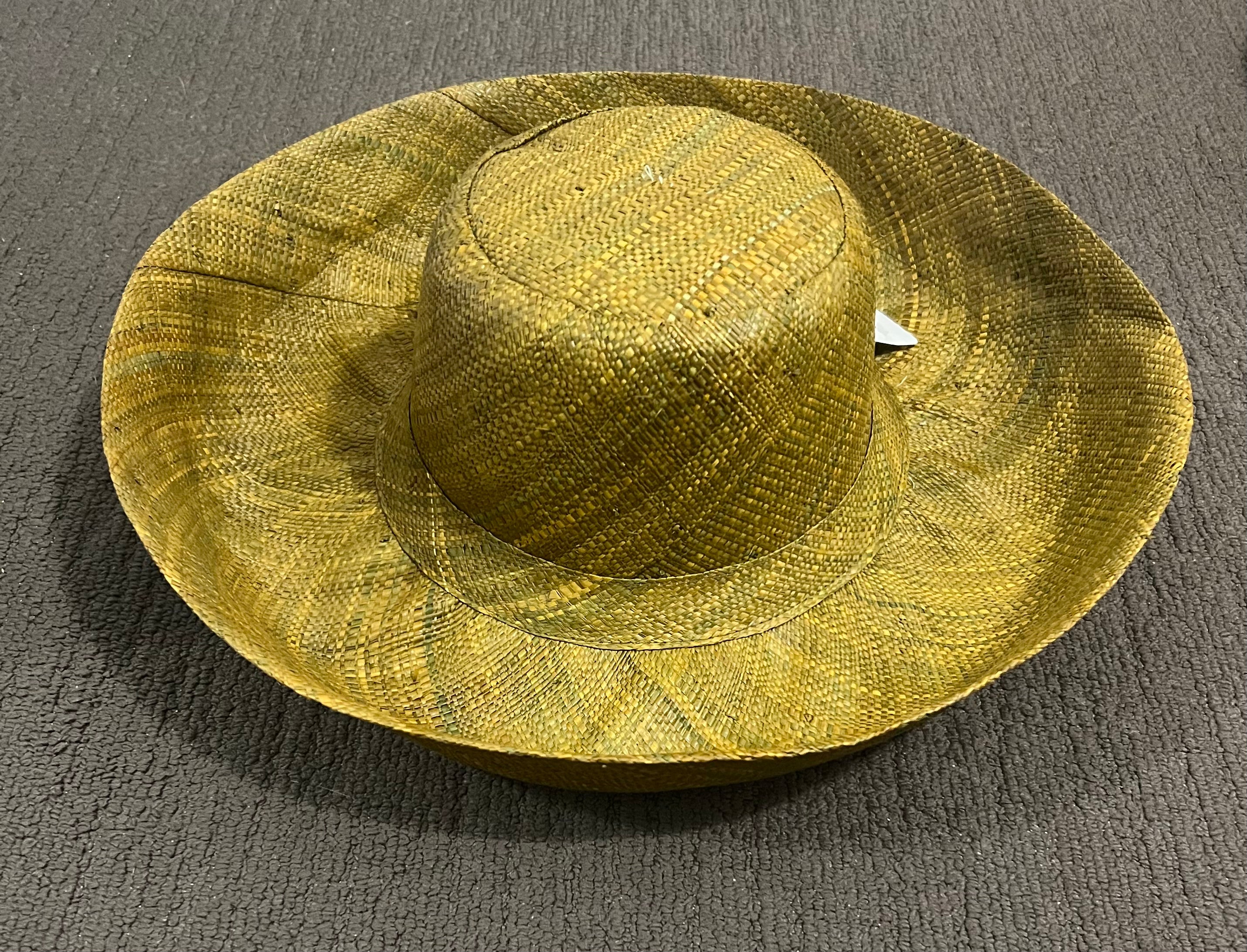 Demi Capeline Straw Hat - Taupe