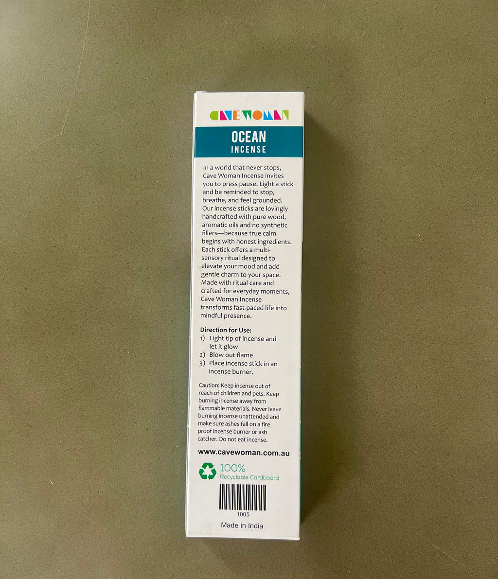 Cave Woman Incense - Ocean