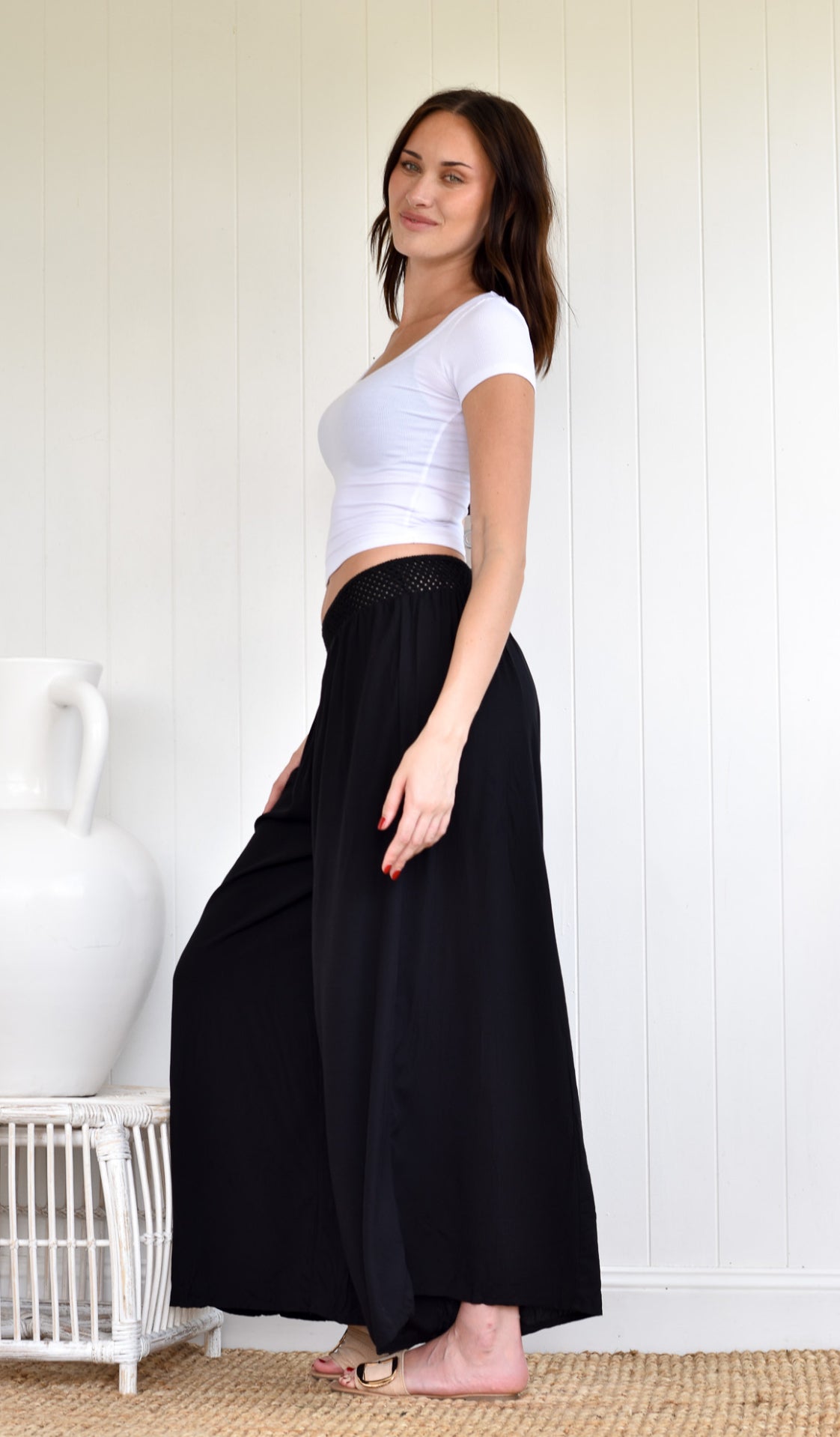 Lola flow pants- black