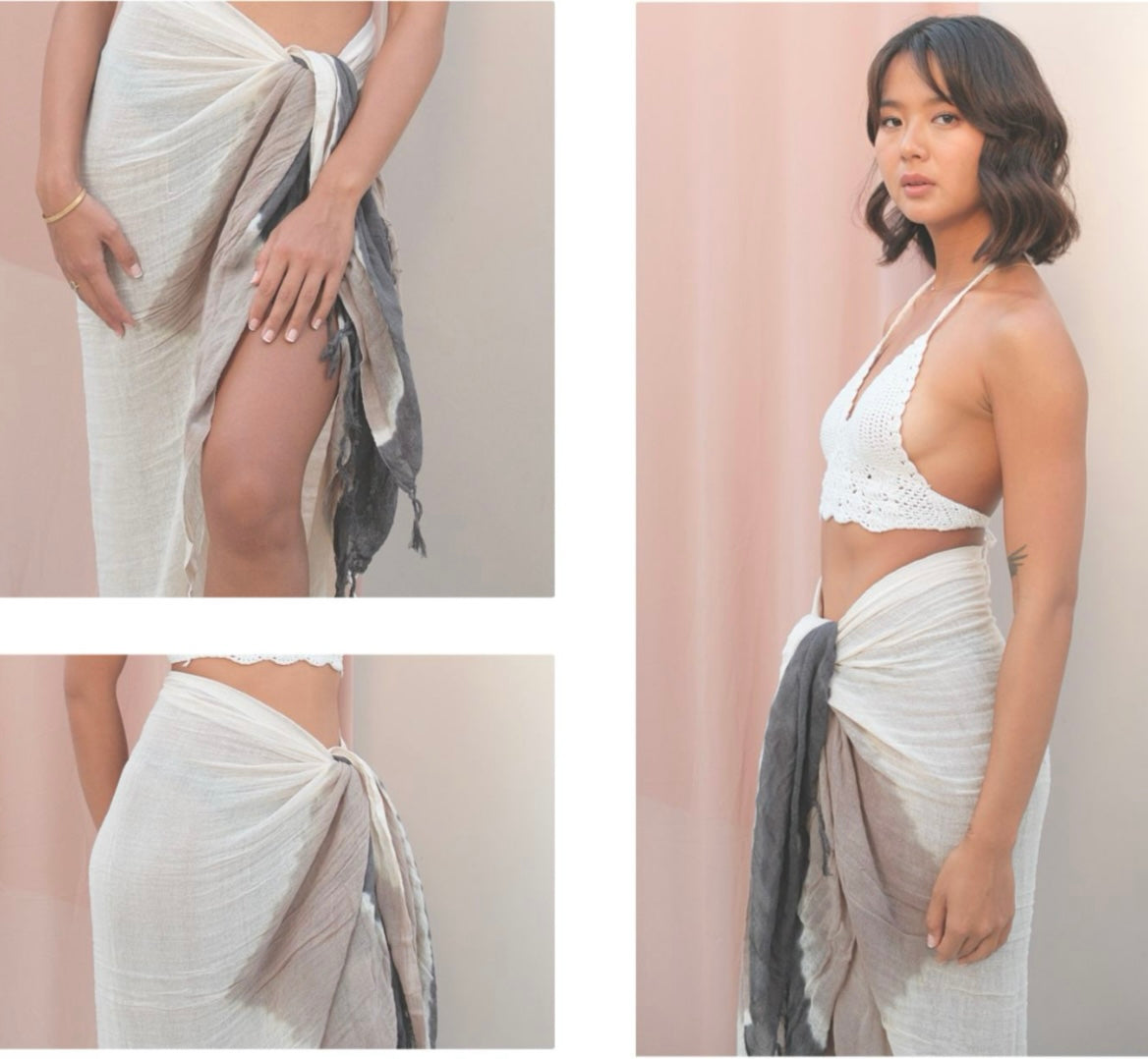 The Ramie Sarong - tie dye